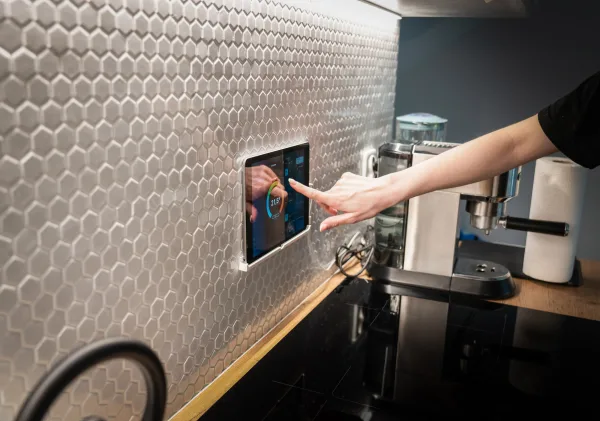 smart home controlled by tablet